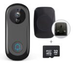 Smart Door Monitoring Video Doorbell Camera Electronic Cat Eye Home High-Definition Wireless Wifi Remote Connection Mobile Phone - Image 3