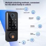 Graffiti Wifi Smart Door Lock Remote Fingerprint Password - Image 6