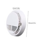 Smoke Detector Fire Gas Alarm Detector With Battery Photoelectric Sensor Alert Warning - Image 3
