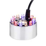 Halloween Christmas Atmosphere Lighting Decoration Supplies 12LED Silver Alloy -door Sensor- Fish Tank Atomizer-16mm British Plug Atomizer Humidifier-water Blocking Cover Smoke Detector Fountain Pond - Image 3