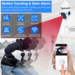 1Pc E27 WiFi Bulb Camera 1080P FHD WiFi IP Pan Tilt Security Surveillance Camera With Two-Way Audio Full Color Night Vision Flood Light Motion Tracking Siren Function APP Control - Image 8