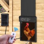 Remote Control Timing Alarm Solar Chicken House Door