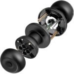 VEVOR Smart Door Knob, Biometric Door Lock Bluetooth Smart Lock, Fingerprint Smart Lock With APP Control, Easy Installation Door Lock, For Home Bedrooms, Cloakroom, Hotels, Apartments Offices, Black - Image 3