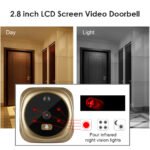 2.8 Inch Infrared Night Vision Camera Video Intelligent Electronic Peephole Visual Peephole Doorbell - Image 3