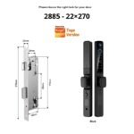 Remote Control Smart Lock Fingerprint Password Anti-theft Door Lock - Image 2