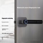 Bedroom Password Lock Wooden Door Smart Fingerprint Lock - Image 2