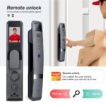 Face Recognition Anti-theft Fingerprint Password Smart Door Lock - Image 4