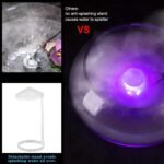 Halloween Christmas Atmosphere Lighting Decoration Supplies 12LED Silver Alloy -door Sensor- Fish Tank Atomizer-16mm British Plug Atomizer Humidifier-water Blocking Cover Smoke Detector Fountain Pond - Image 9