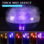 Halloween Christmas Atmosphere Lighting Decoration Supplies 12LED Silver Alloy -door Sensor- Fish Tank Atomizer-16mm British Plug Atomizer Humidifier-water Blocking Cover Smoke Detector Fountain Pond - Image 4